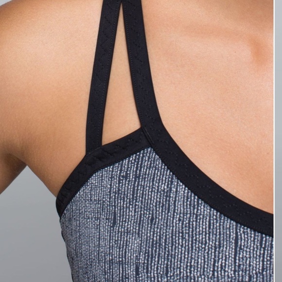 Lululemon Water Bound Bra Burlap Texture Black Dune / Black - Size 4 - Picture 7 of 9